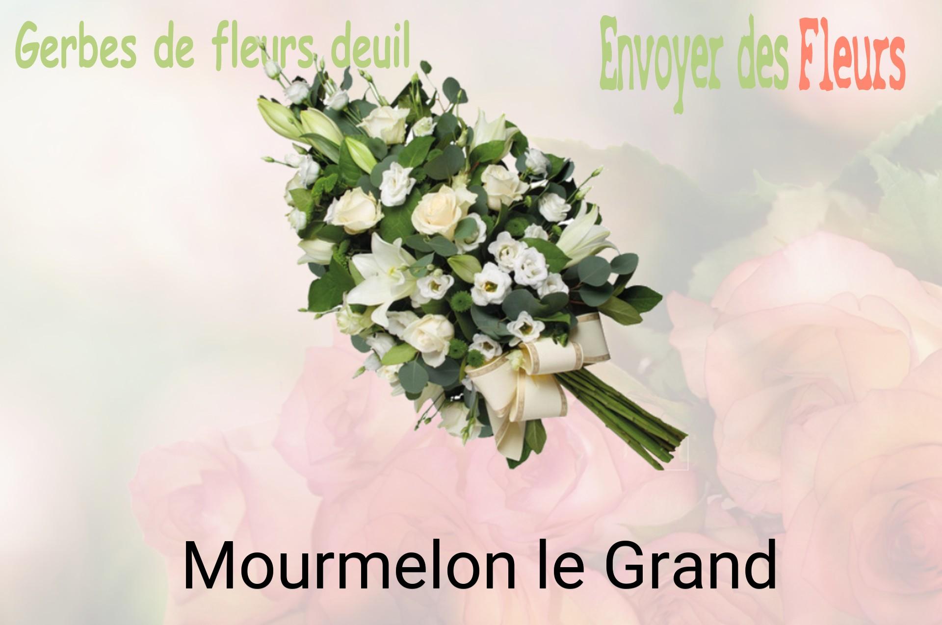 Gerbe de fleurs de deuil livrée à Mourmelon-le-Grand